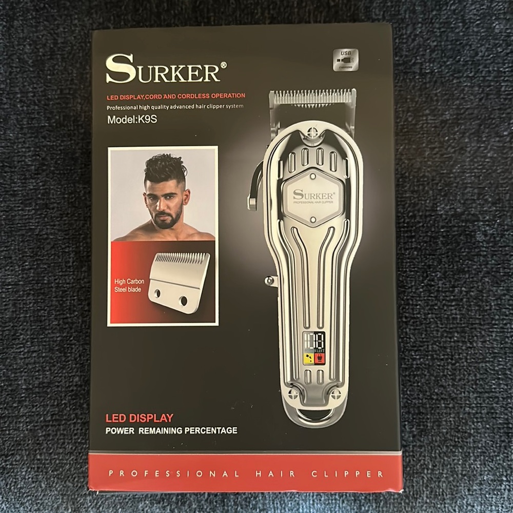 Brand new Surker hair clippers model:K9S